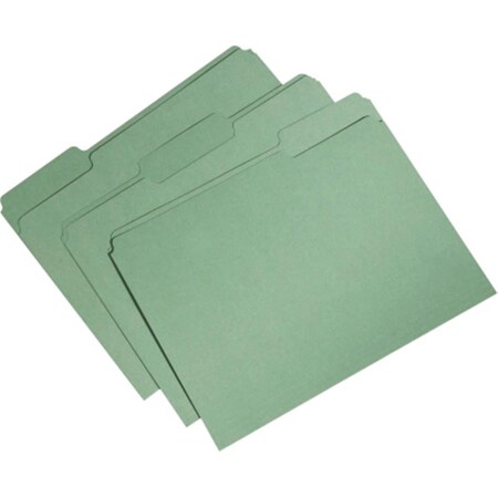 Made-To-Stick 753001 1 by 3 Cut Letter Single Ply Recycled Folder  Bright Green MA3213479